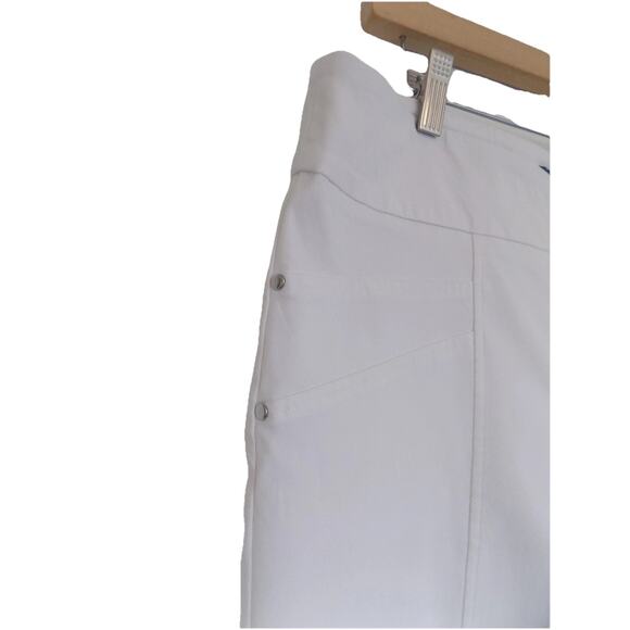 Rekucci white capri pants petite size 14P - Picture 4 of 8